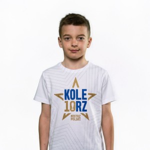 T-shirt dziecięcy MISTRZ POLSKI 2026 biały