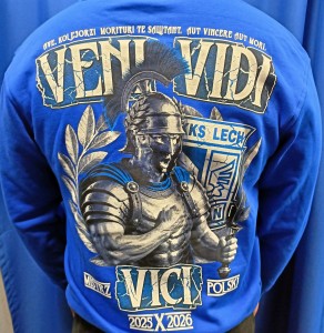 Bluza VENI VIDI VICI - MISTRZ POLSKI 2026 niebieska